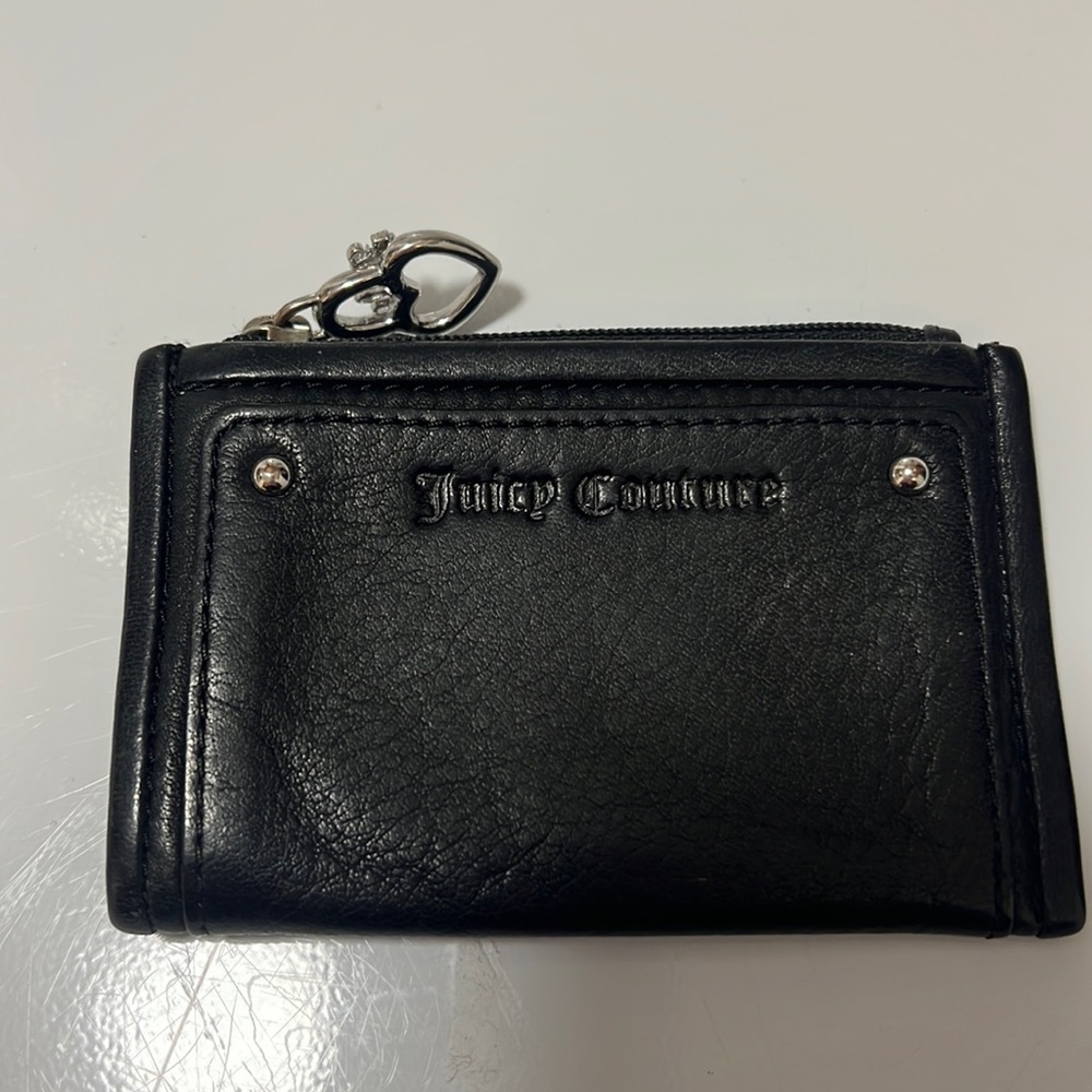 Juicy Couture Y2K mini coin purse black